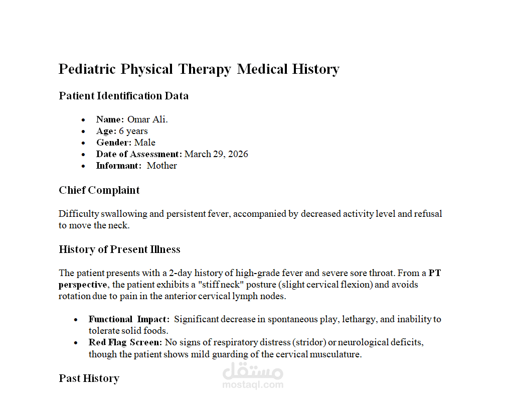 clinical Case Report: Acute Pharyngotonsillitis with Secondary Cervical Lymphadenitis in a 6-Year-Old Patient