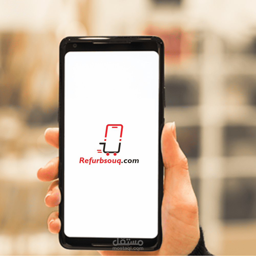 تصميم شعار ( Logo )  لموقع إلكتروني لبيع الهواتف المحمولة