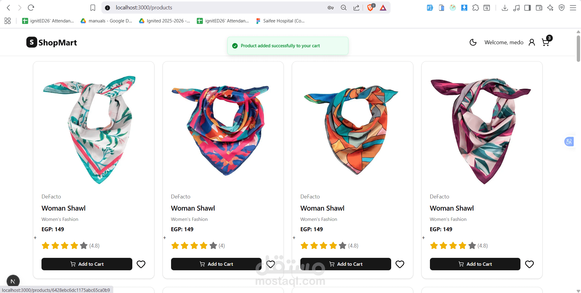 FullStack e-commerce Website