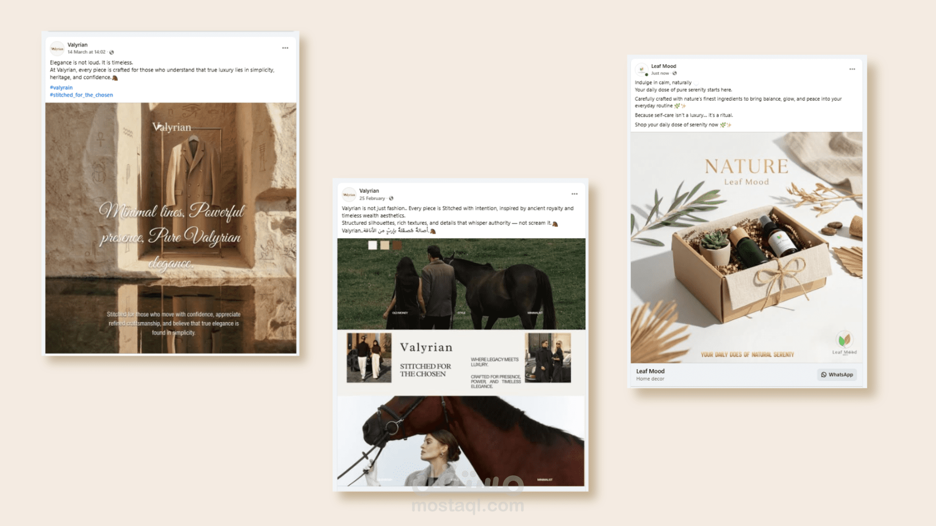 تصميمات سوشيال ميديا، Social Media Posts