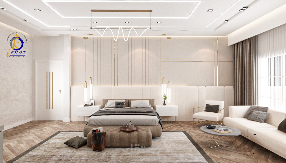 غرفة نوم رئيسية في المملكة العربية السعودية