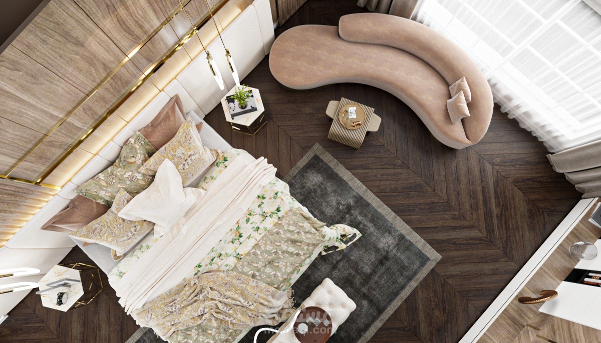 غرفة ملابس ملحقة بغرفة نوم رئيسية في السعودية