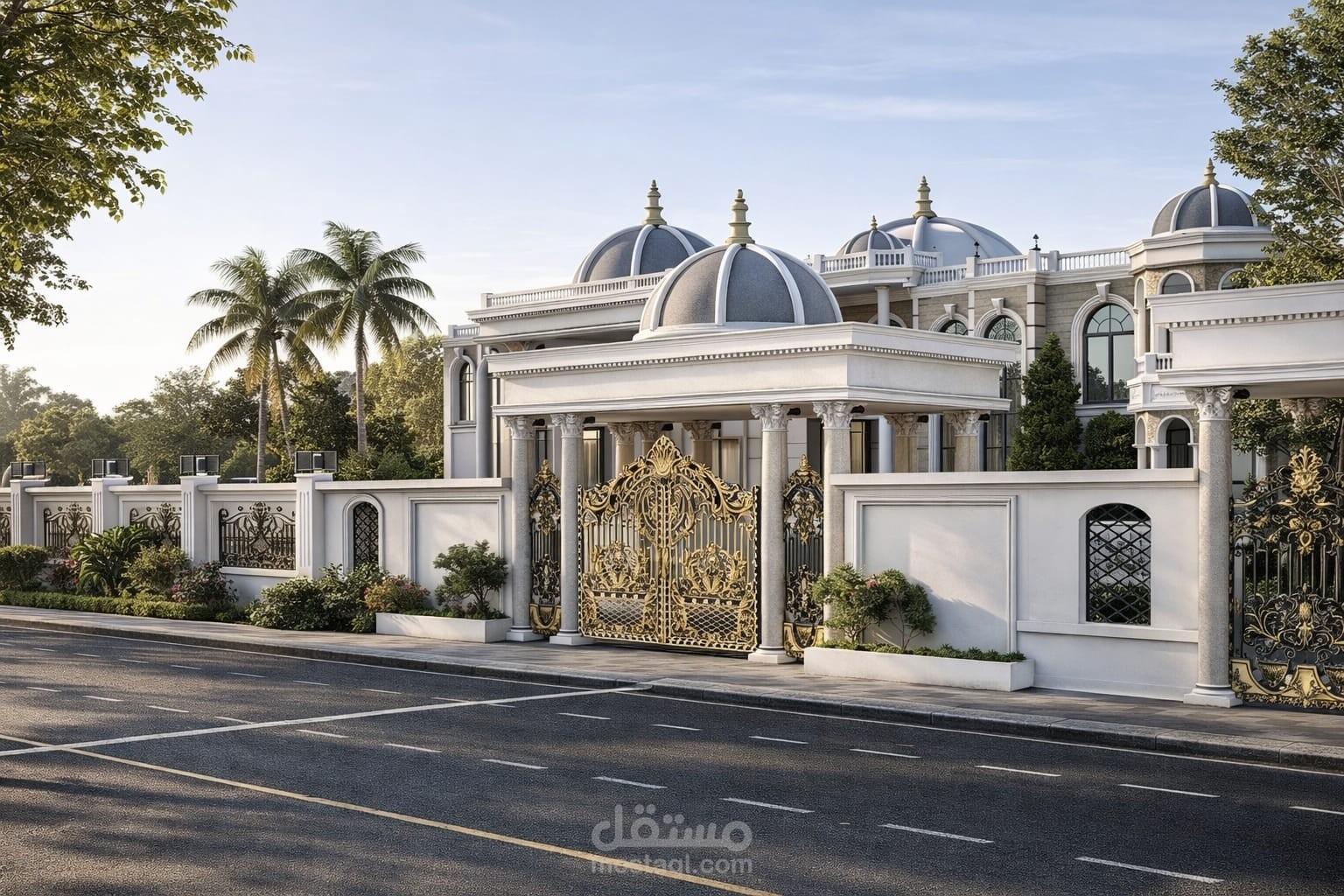 واجهة خارجية قصر في قطر