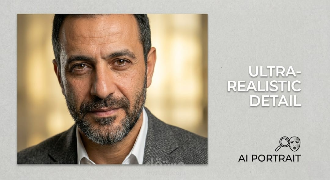 توليد بورتريهات واقعية فائقة الدقة (Ultra-Realistic AI Portraits) لشخصيات عربية