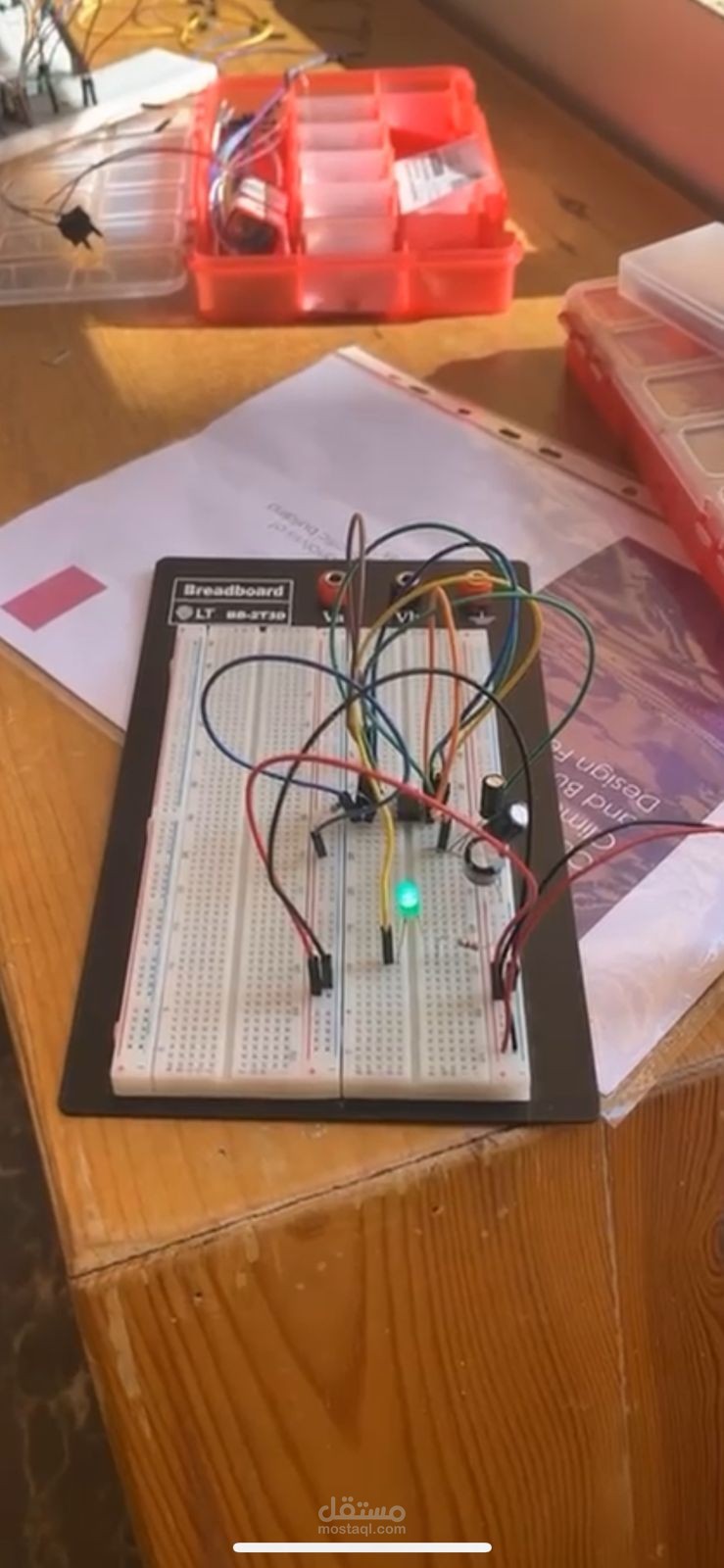 Transistor Capacitor Timer LED Blinker