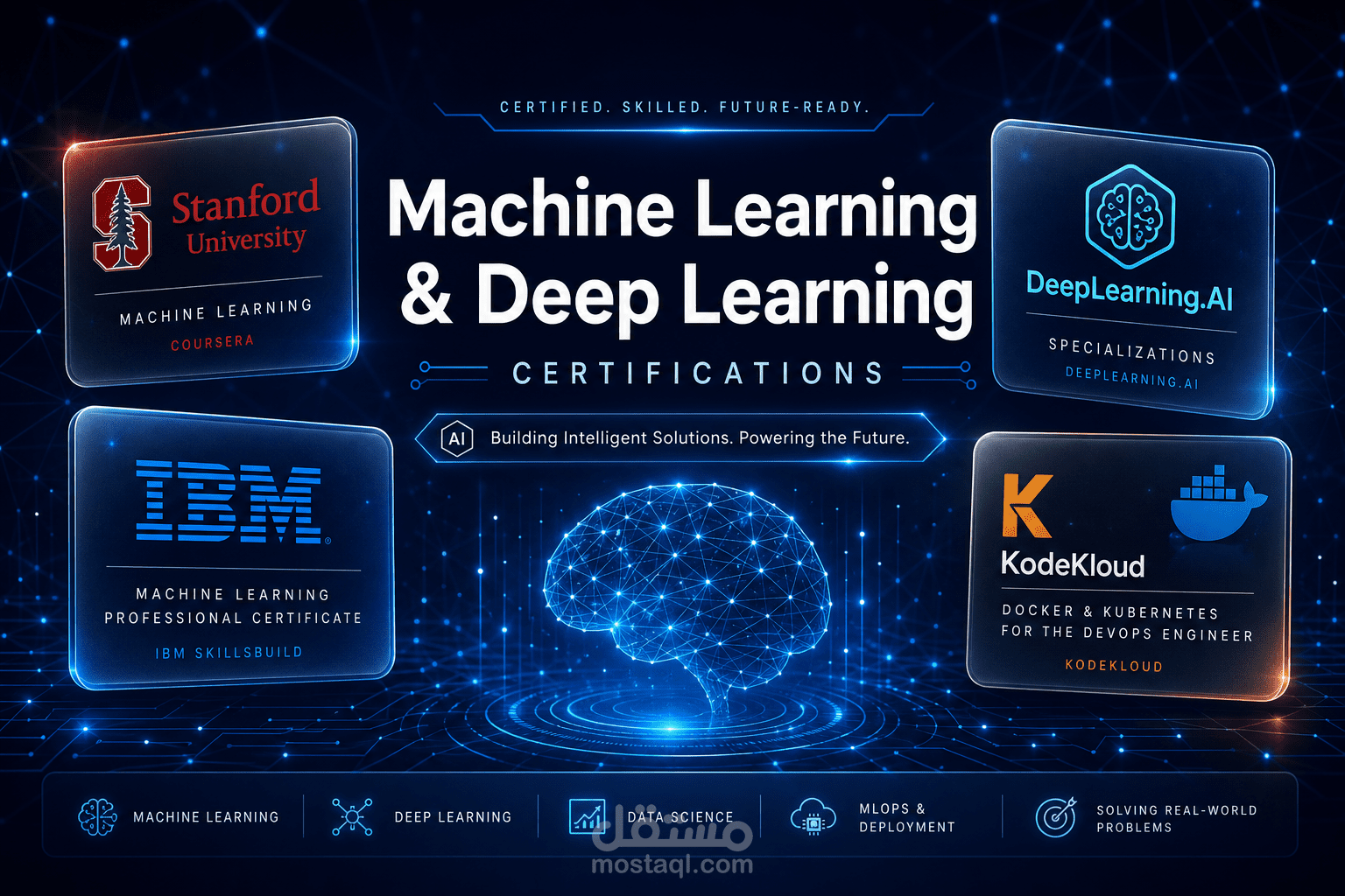 الاعتمادات الدولية في هندسة الذكاء الاصطناعي (Stanford & IBM)