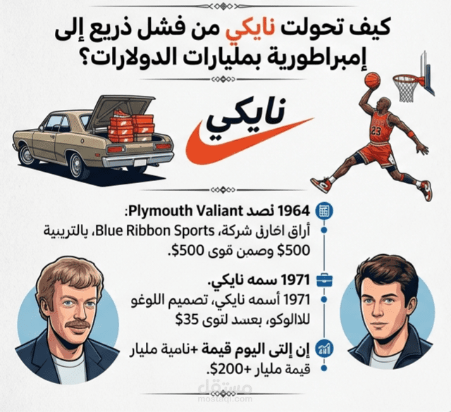 نموذج سكريبت قصة نجاح شركة نايكي