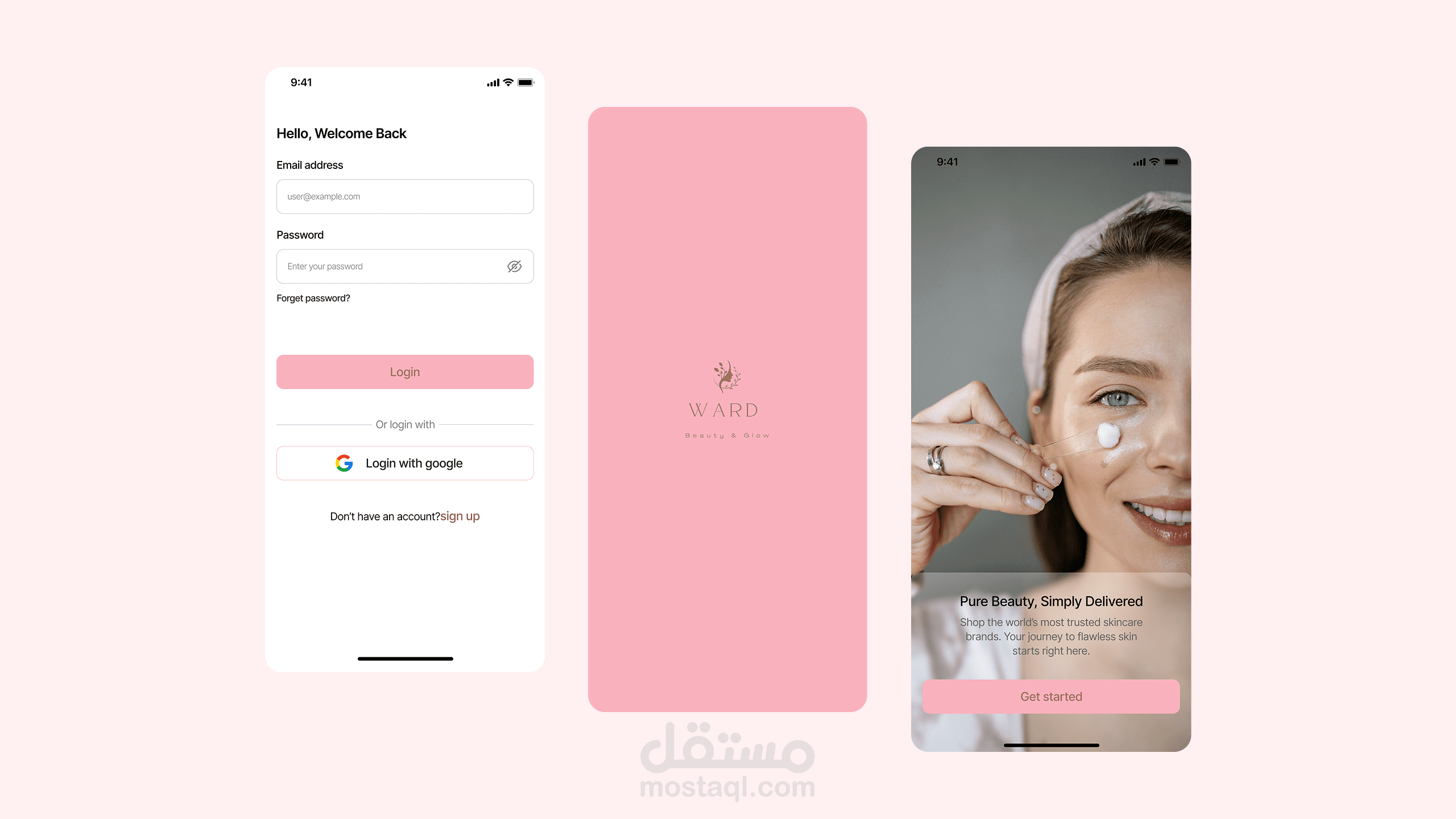Ward Store  رحلة تسوق ذكية: من تحليل نوع البشرة إلى الروتين المثالي (UI/UX Case Study)