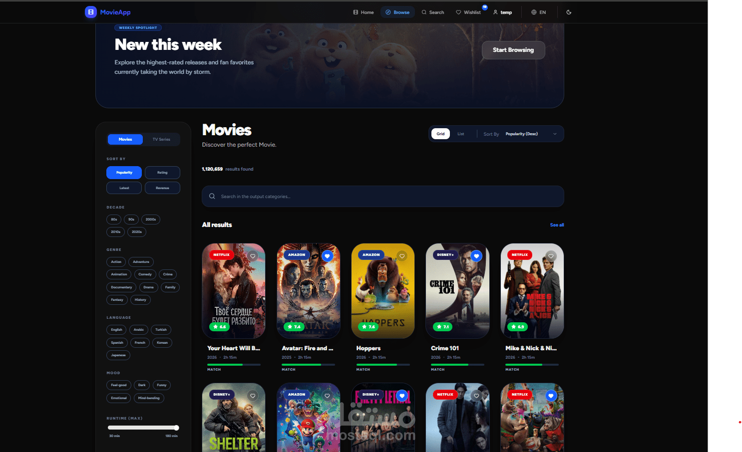 movie app