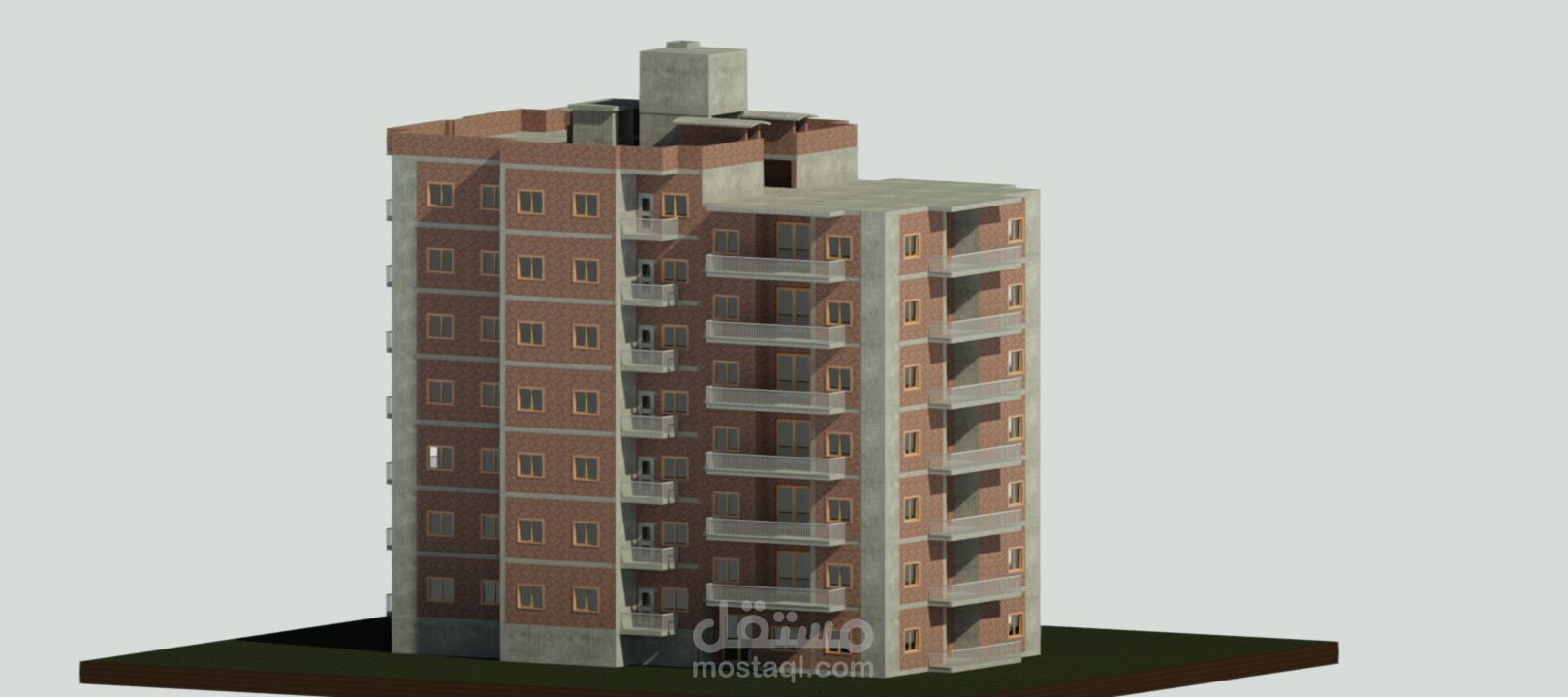 دراسة إنشائية و زلزالية لمبنى سكني في مدينة دمشق