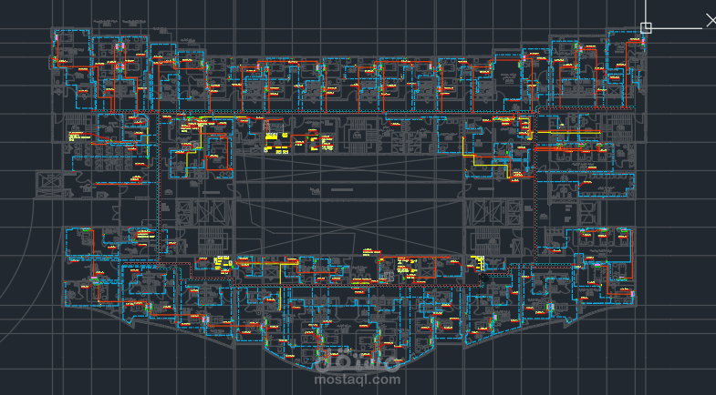 تصميم اعمال الكهرباء بمستشفى دمنهور الجامعى
