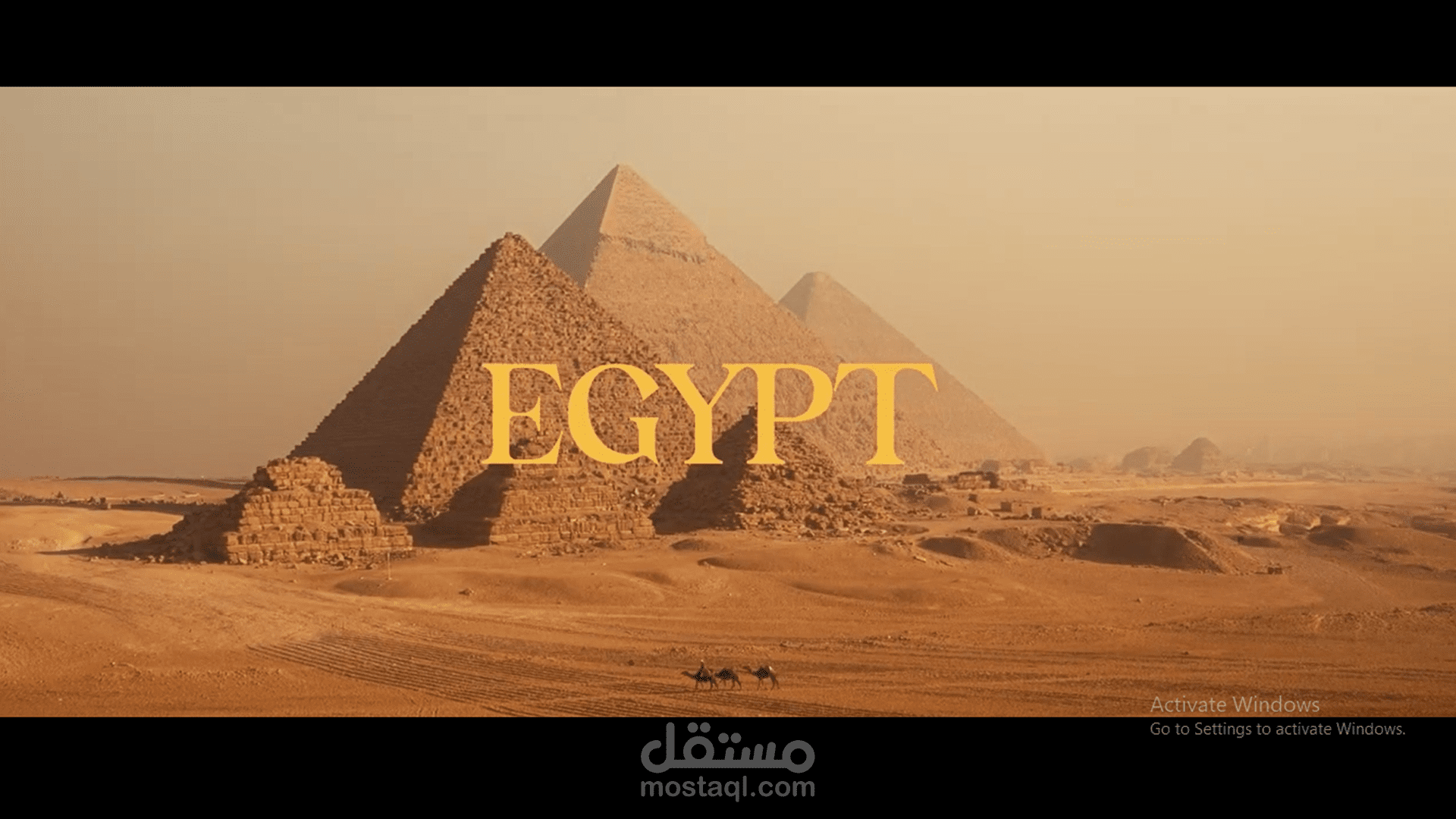 فيديو ترويجى للسياحة فى مصر