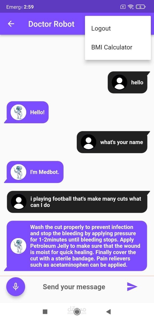 Health Care Chatbot