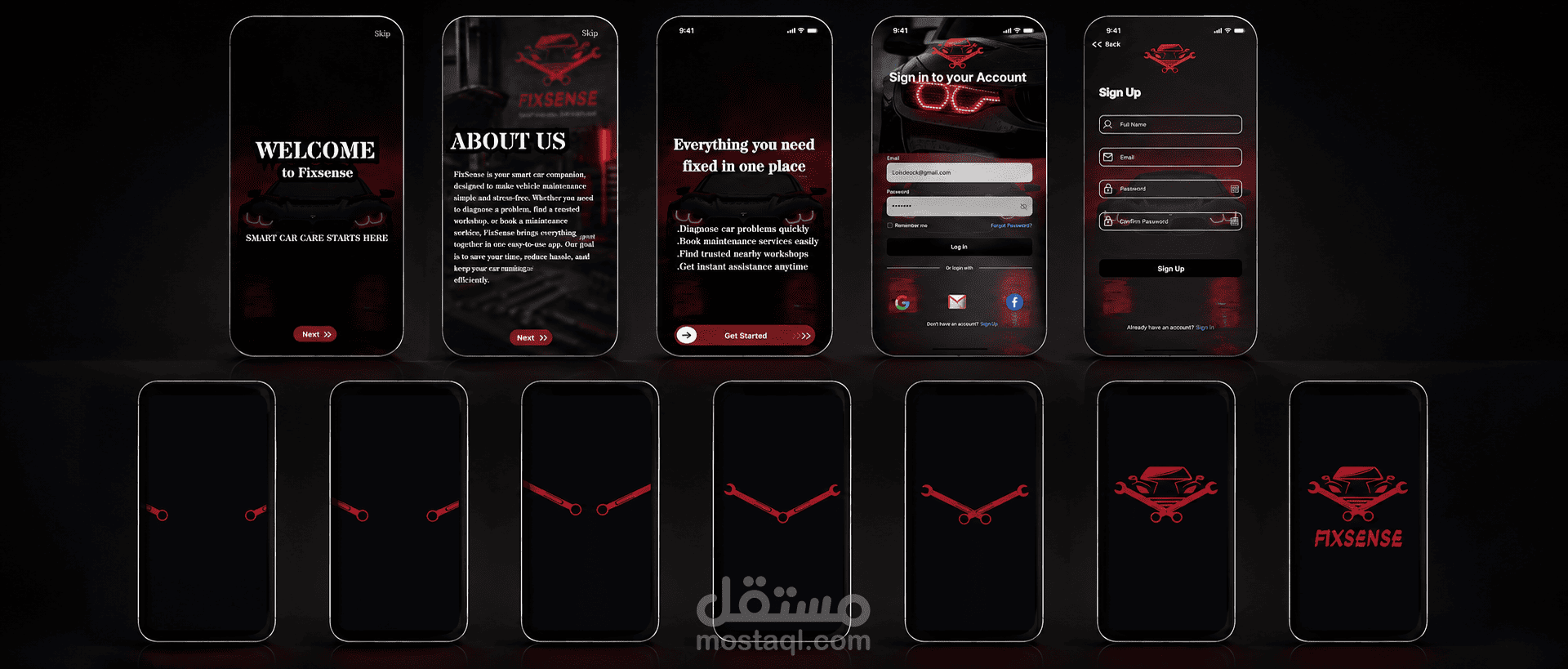 FixSense mobile app