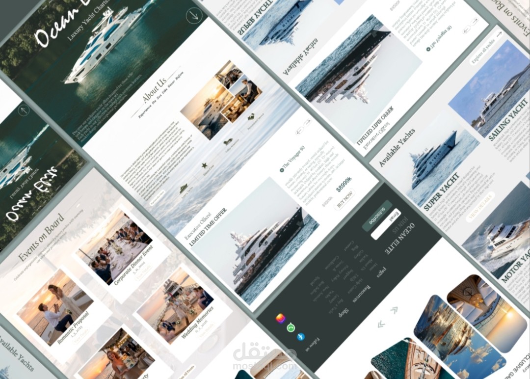 ocean elite web design