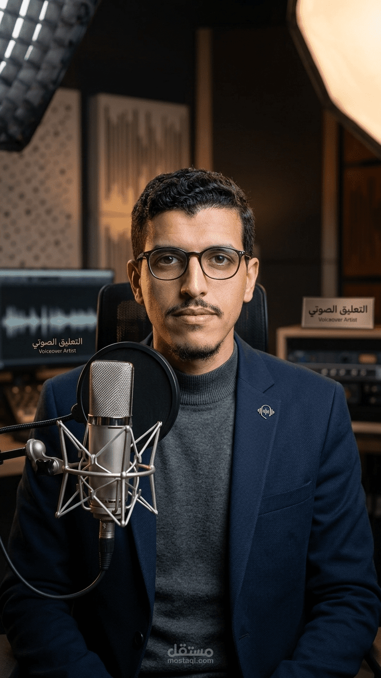 ?️ تسجيل تعليق صوتي احترافي بأساليب متنوعة (حماسي - هادئ - رسمي)