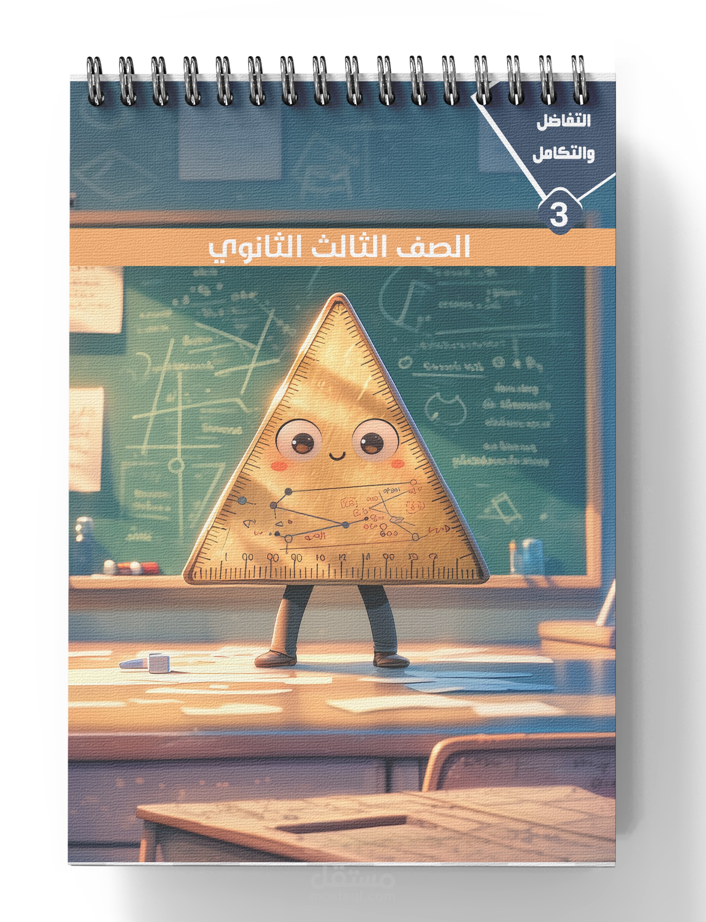 كتابة وتنسيق كتاب الرياضيات للثانوية العامة