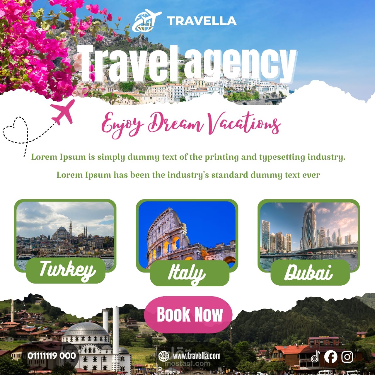 Enjoy dream vacations