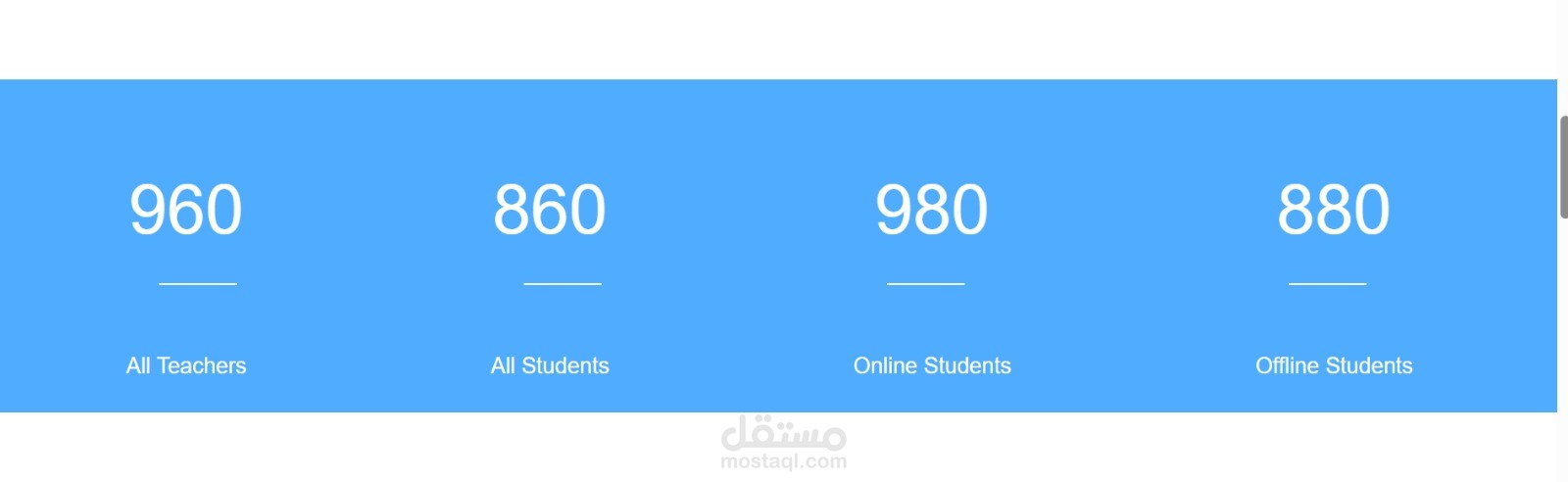 تصميم واجهة منصة تعليمية إلكترونية (OnlineEdu Platform)