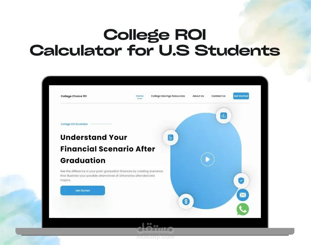 College Choice 101 — تطبيق ويب لاختيار الجامعة