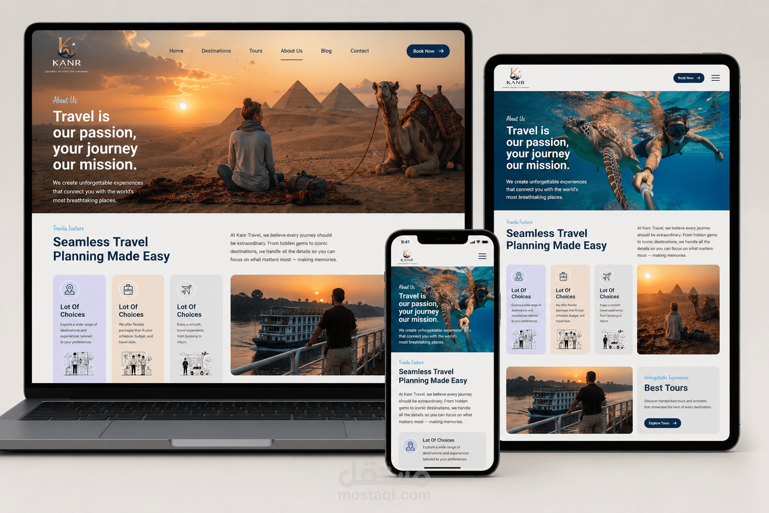 KANR Travel Agency Website Design