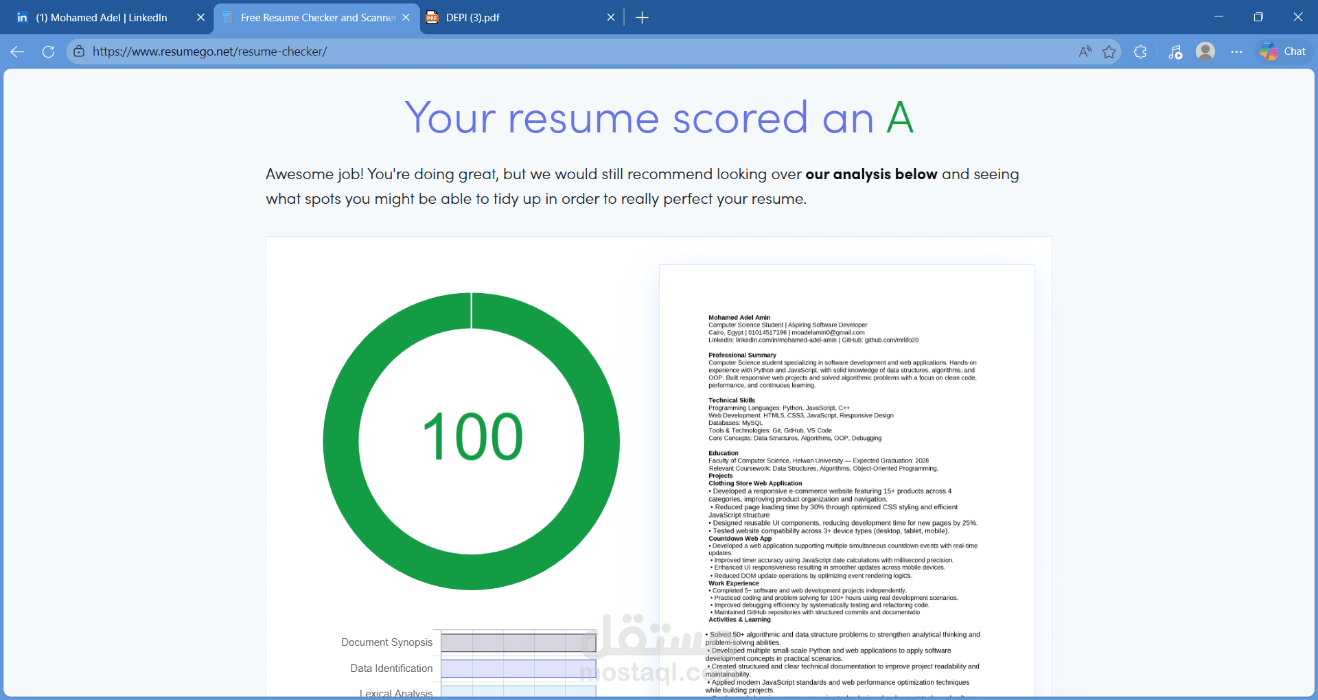إنشاء سيرة ذاتية(CV) احترافية متوافقة مع الـ ATS