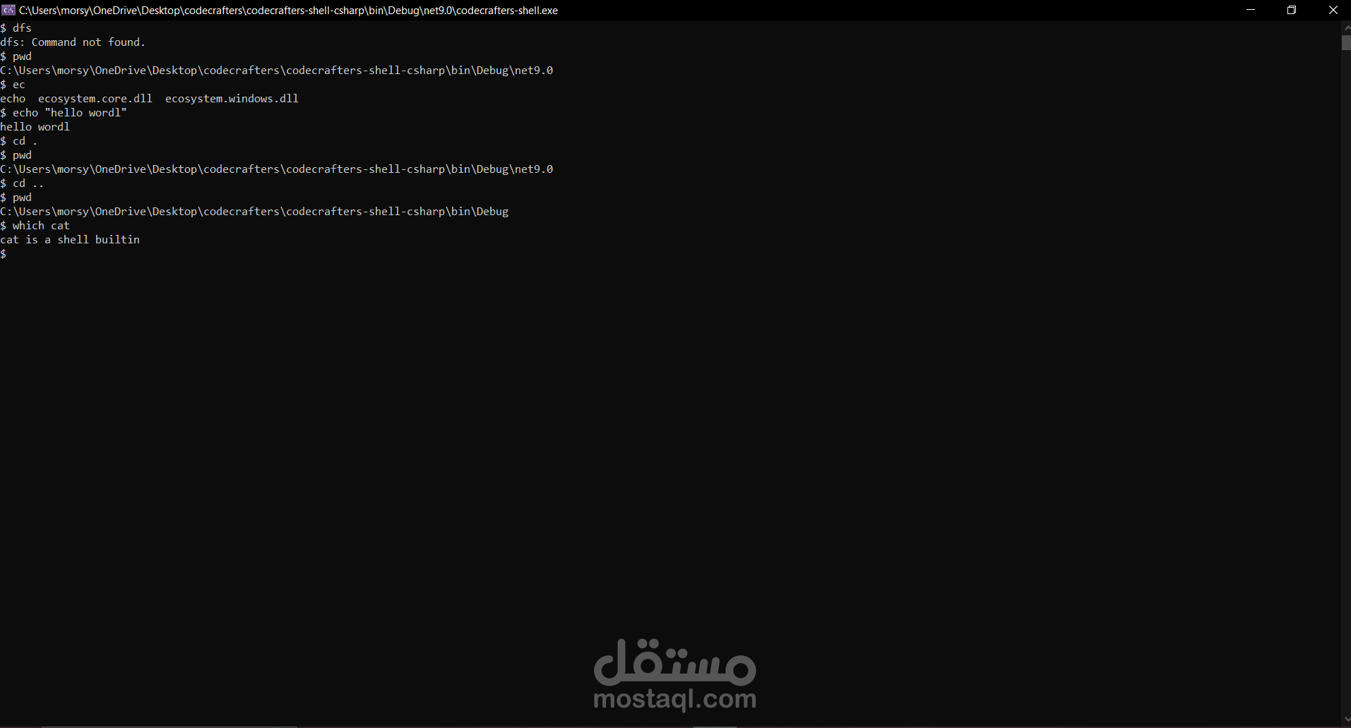 codecrafters-shell-csharp