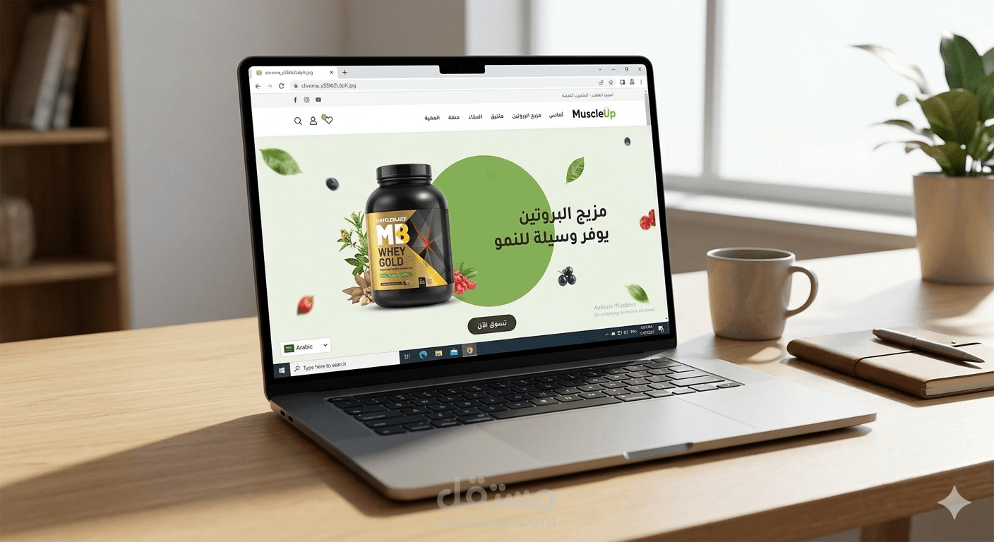 نموذج عمل (landing page) قمت بتصميمها لعرض مهاراتي