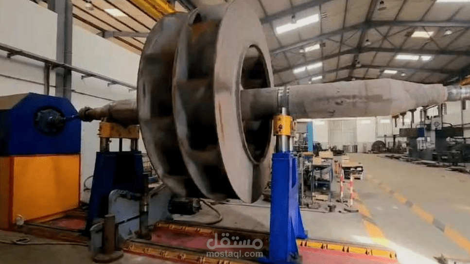 تصميم وتصنيع آلة موازنة ديناميكية (Dynamic Balancing Machine) متكاملة الحساسات.