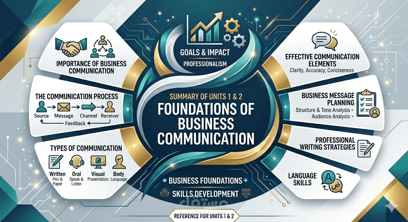 Summary of Units 1 & 2 – Foundations of Business Communication
