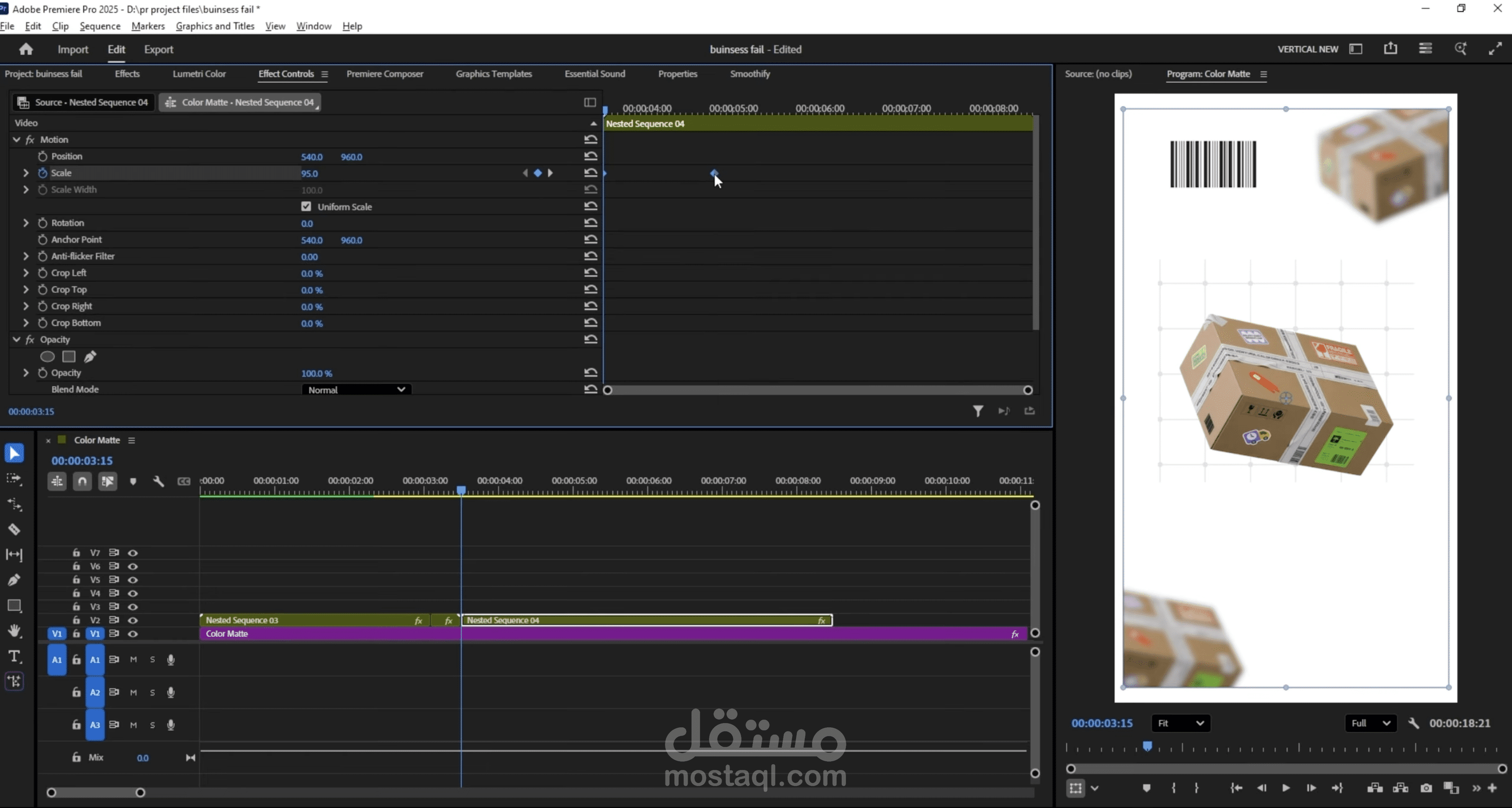 تصميم فيديوهات ريلز وفيديوهات قصيرة