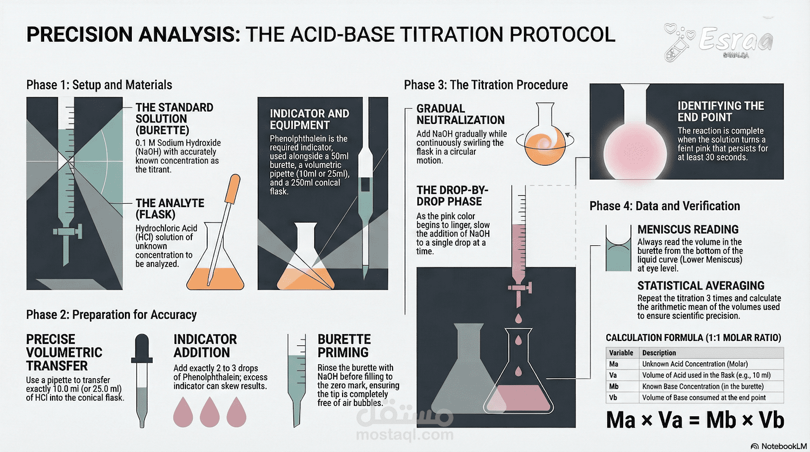 عملية المعايرة (Titration)