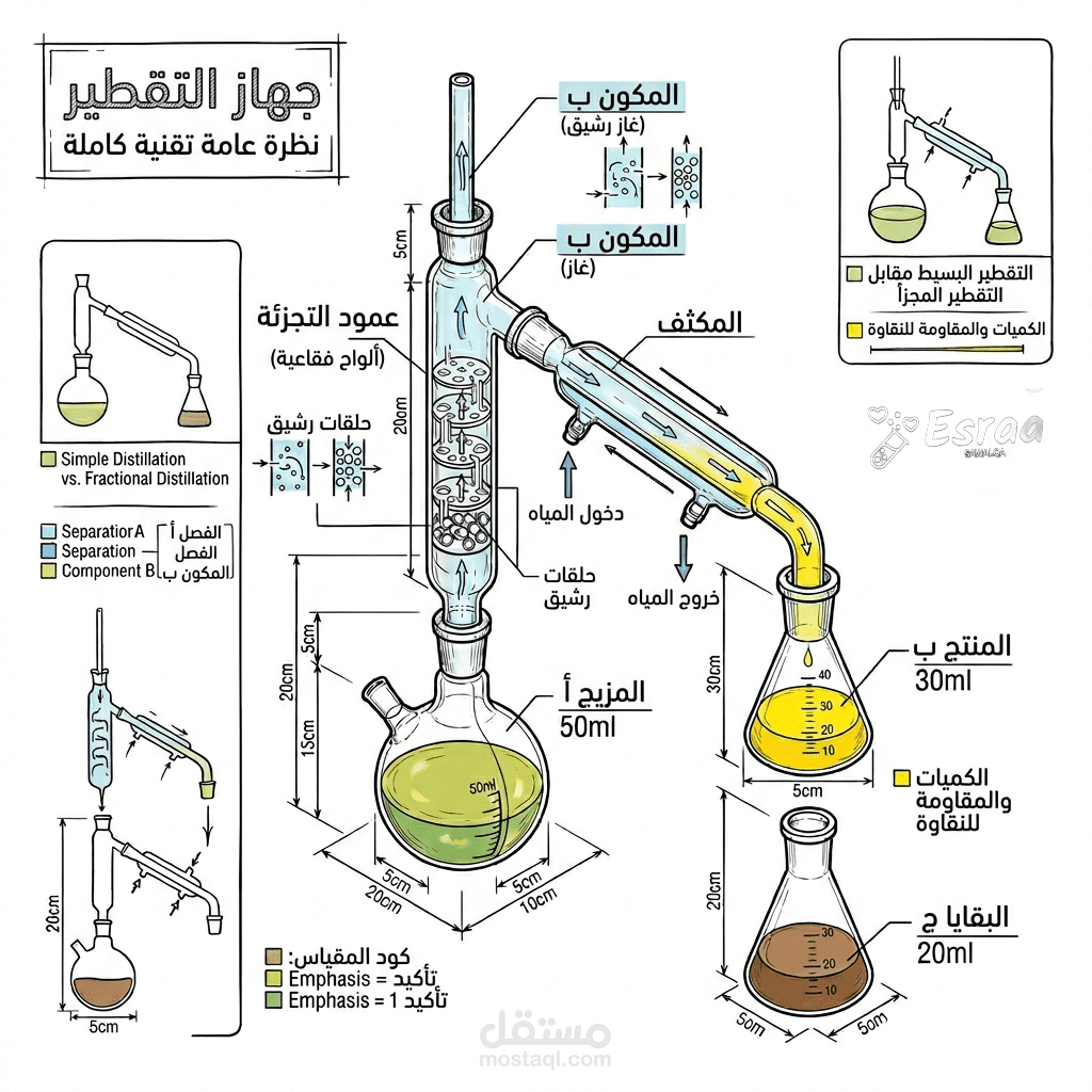 جهاز التقطير Titration