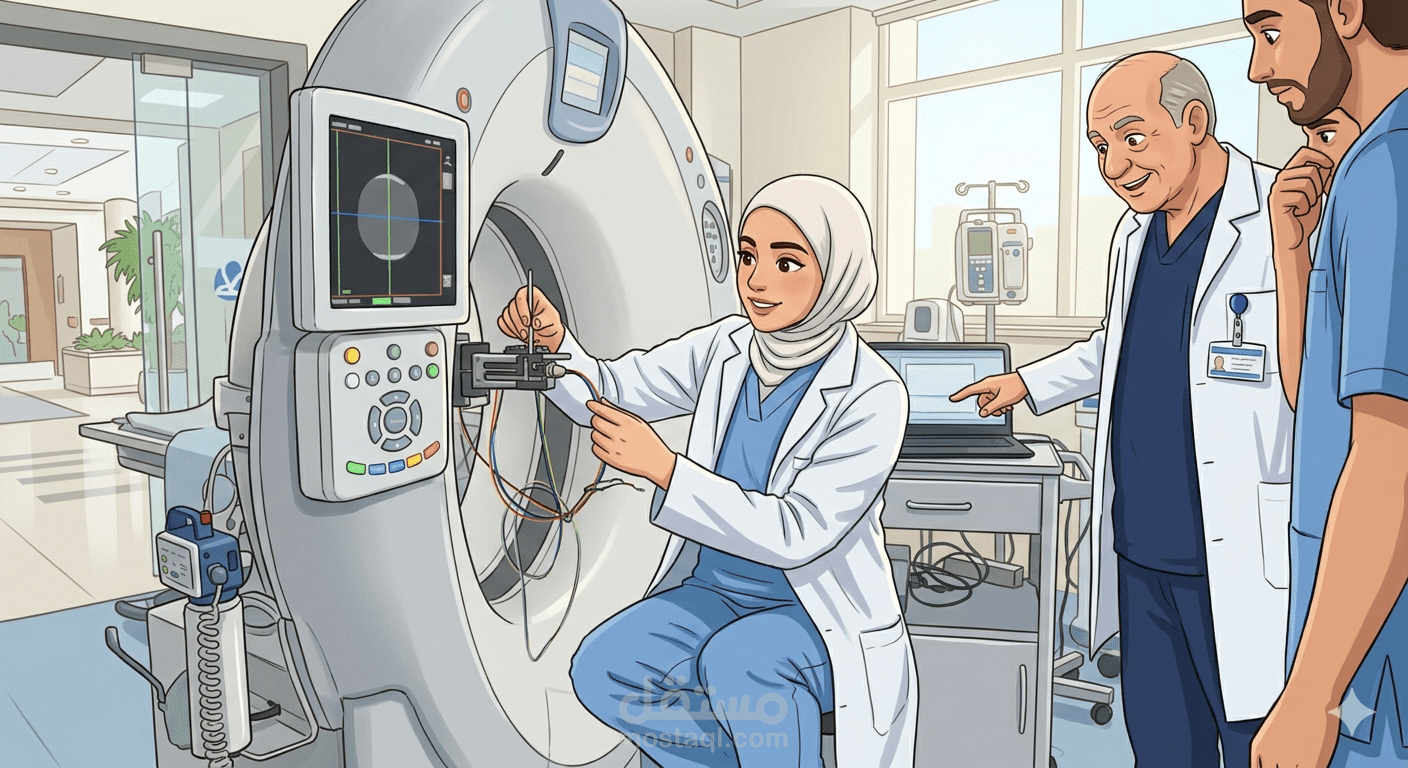 تدريب ميداني عن الاجهزة الطبيه