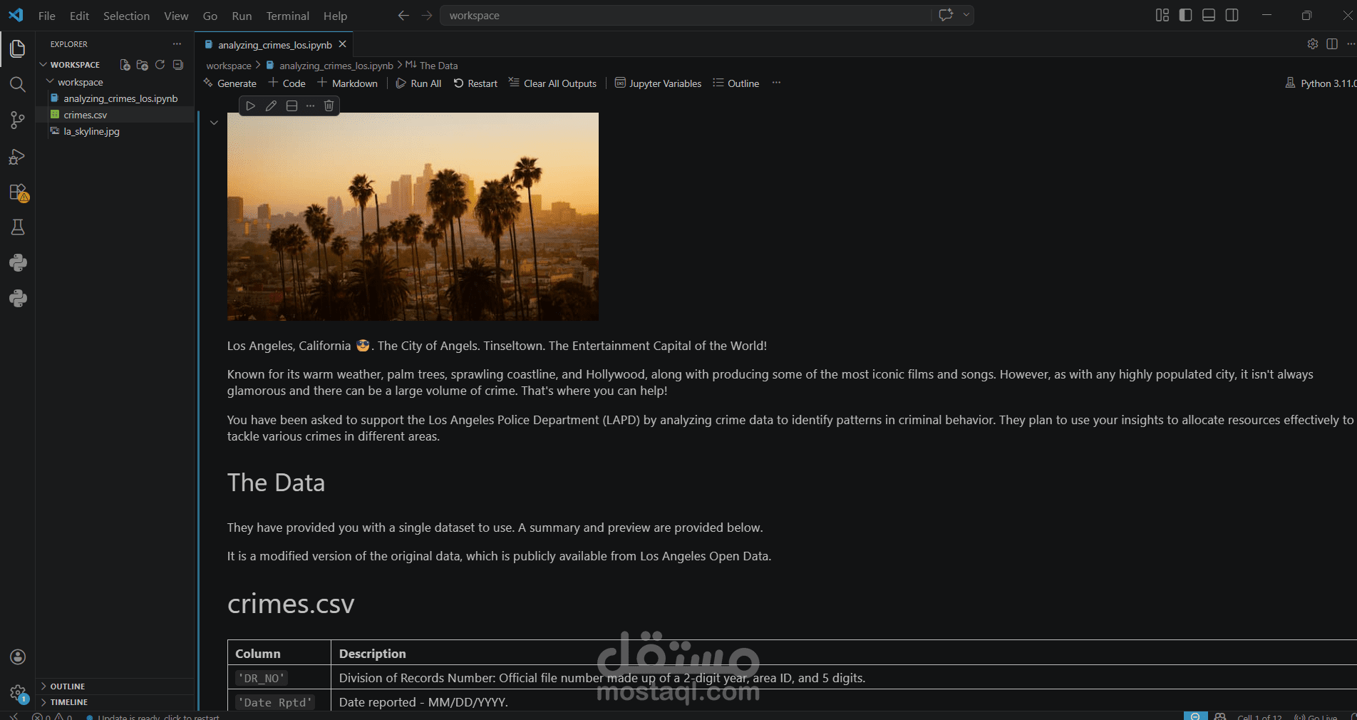 Analyzing Crime in Los Angeles