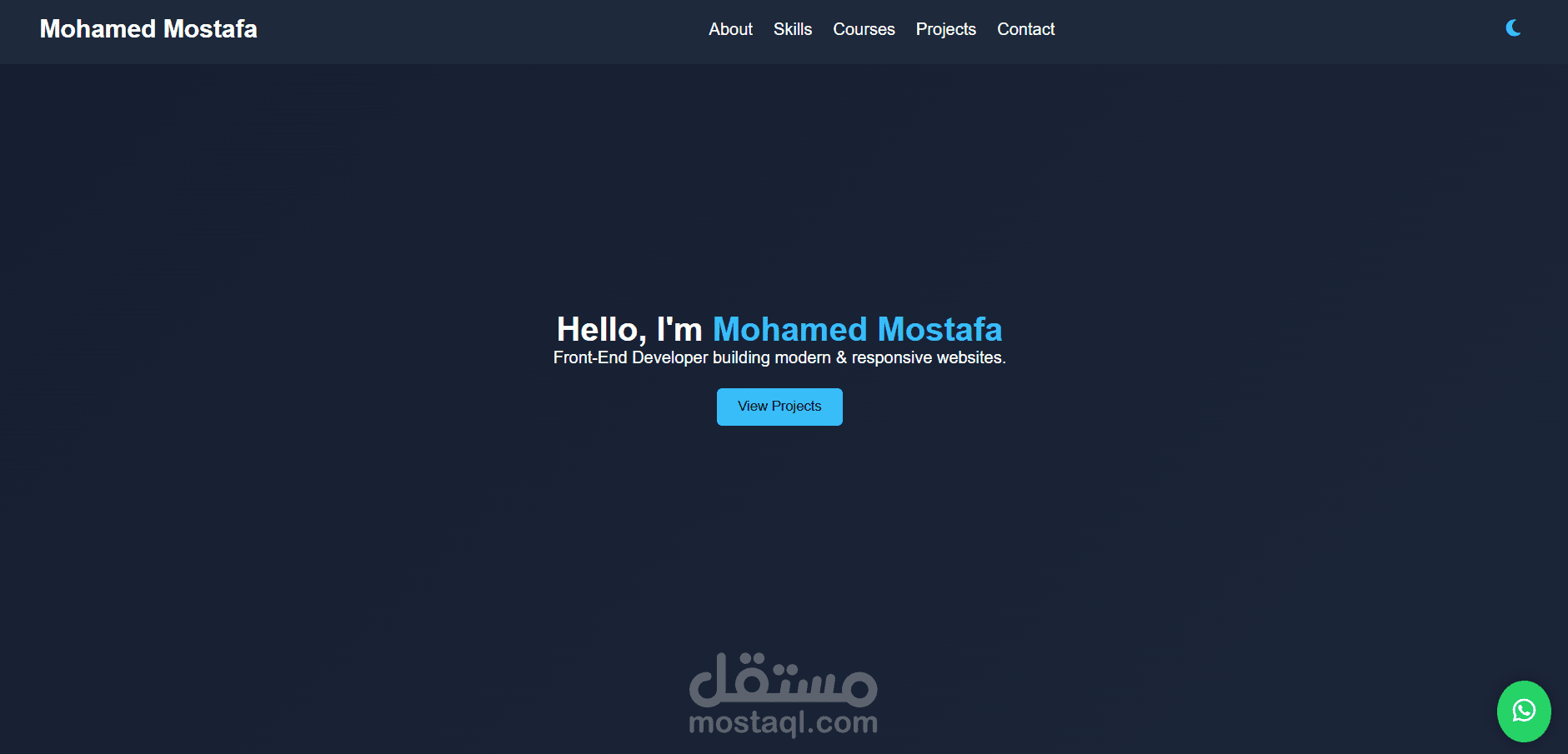 Portfolio | انشاء بورتفوليو احترافي