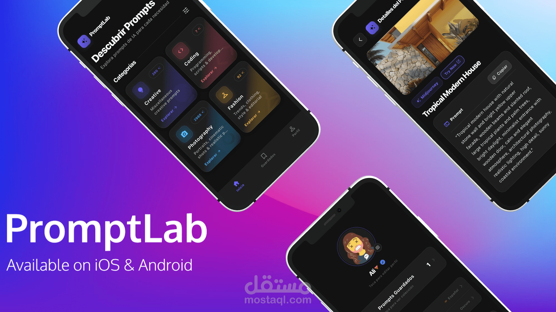 PromptLab: تطبيق ذكاء اصطناعي متكامل لدمج واختبار موديلات (Gemini & GPT)
