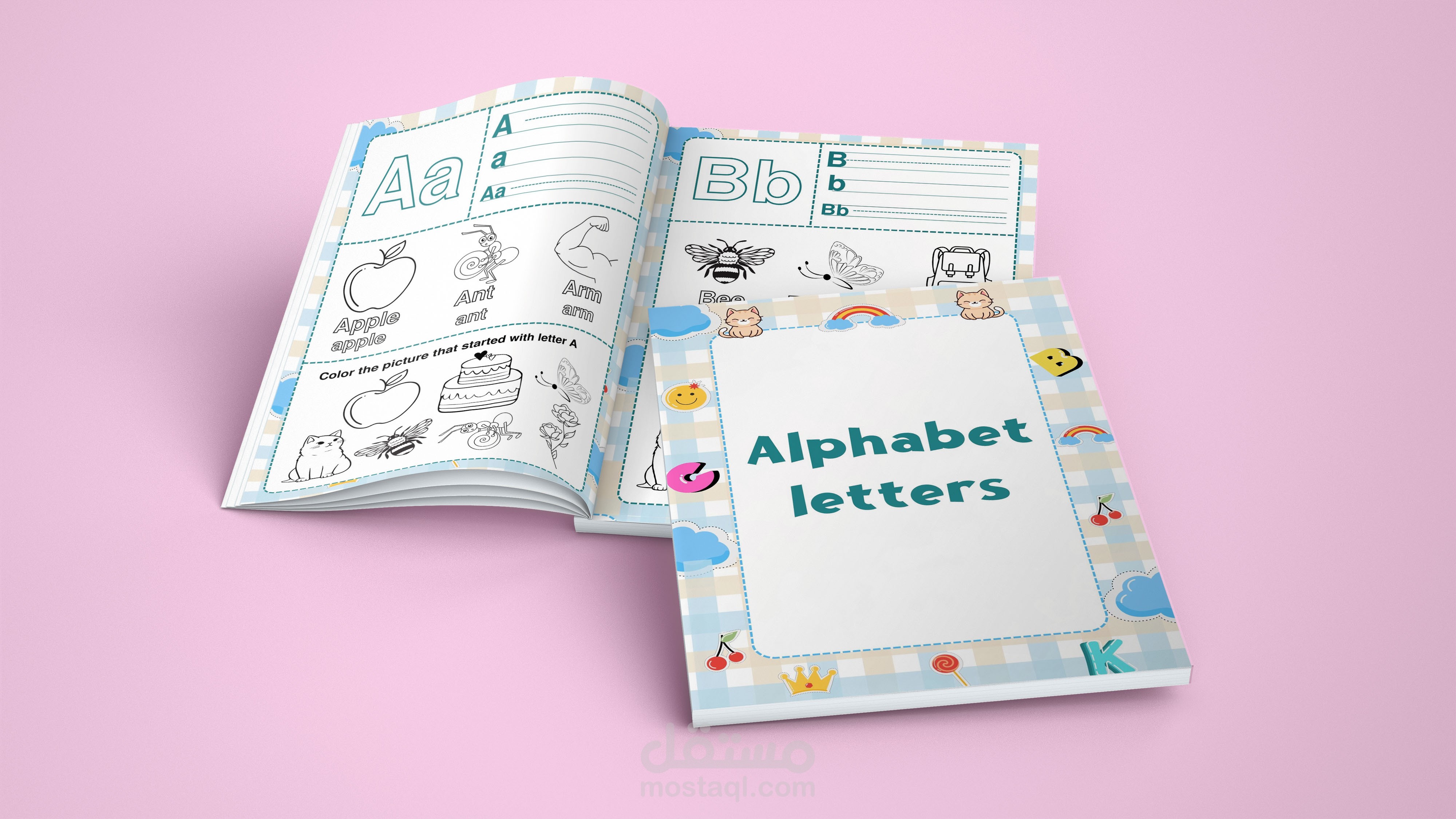 تصميم كتب تعليمية للأطفال