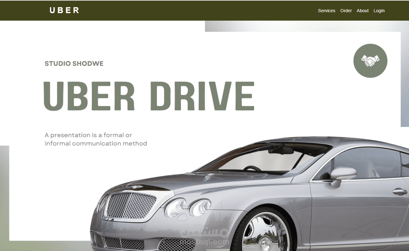 تطوير واجهة منصة "أوبر" للنقل الذكي مع نظام تخصيص رحلات (Uber Clone)