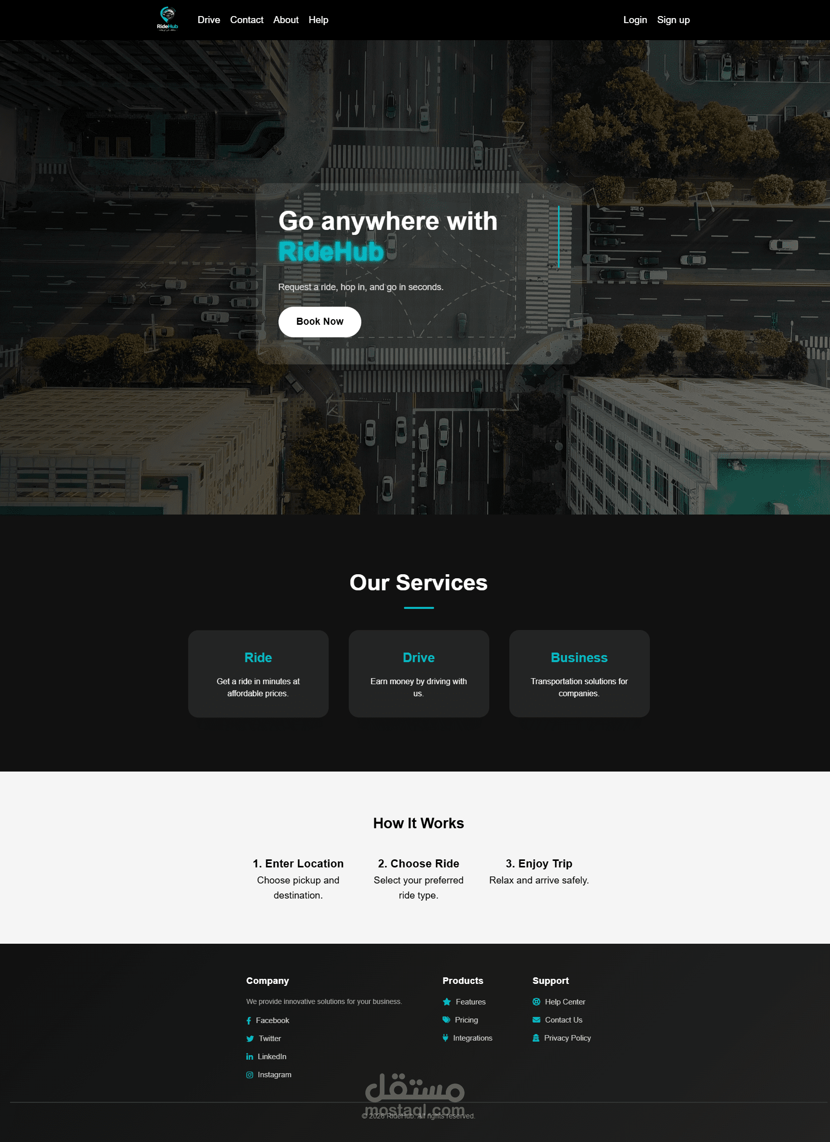 إنشاء واجهة موقع حجز رحلات احترافية بتجربة مستخدم حديثة