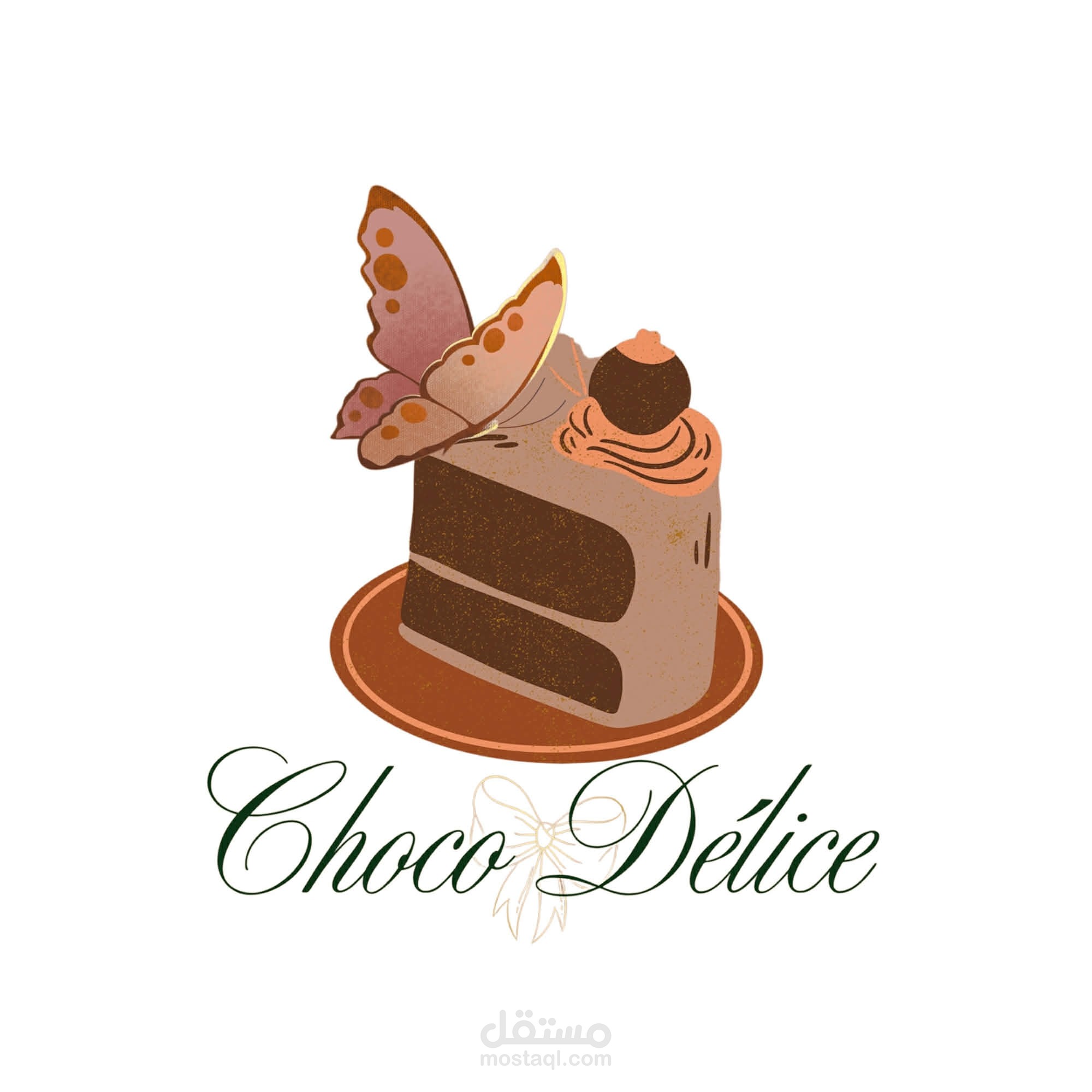 تصميم هوية بصرية فاخرة ولطيفة لمصنع حلويات