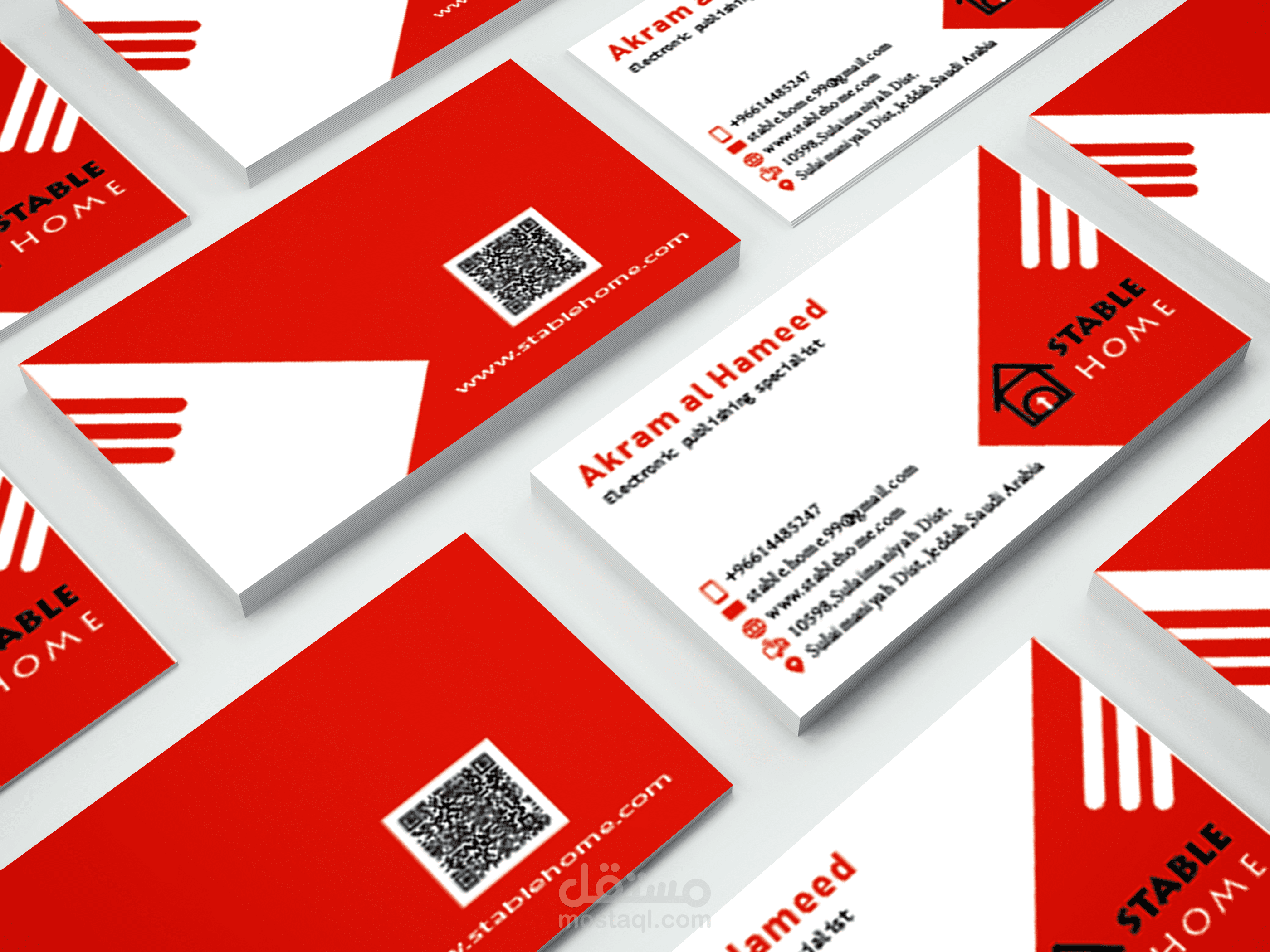 stable home business card