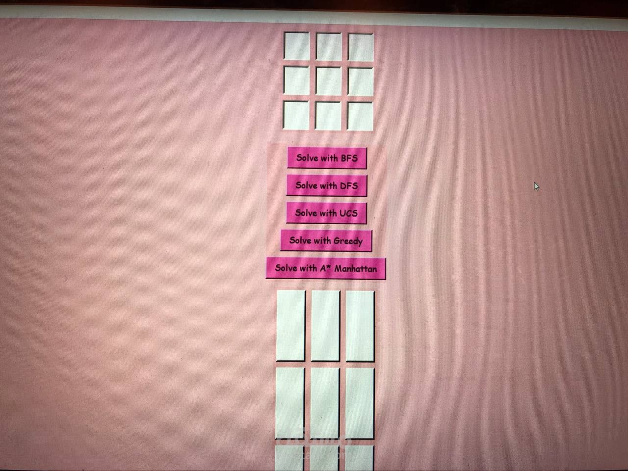 8-puzzle using search algorithms