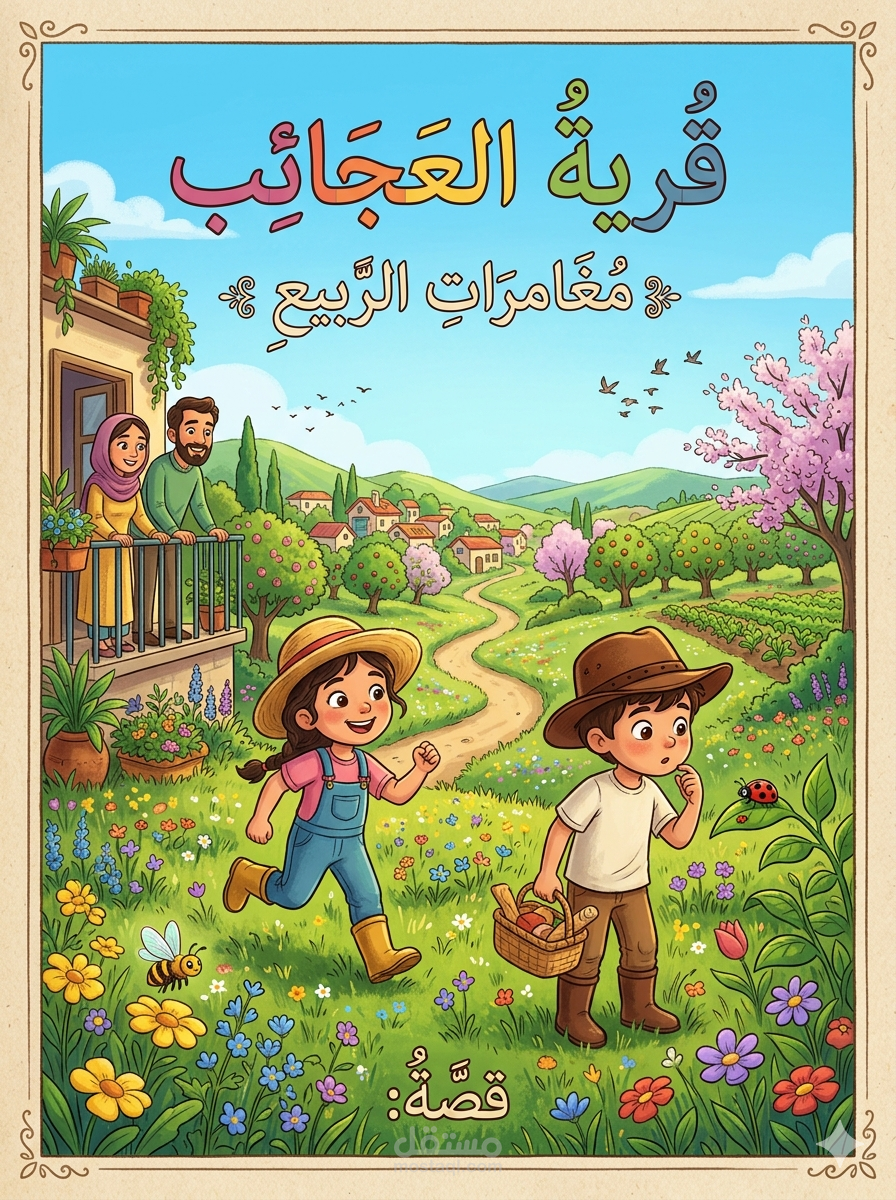 قرية العجائب: حكاية استكشاف الفصول ومغامرات الاطفال
