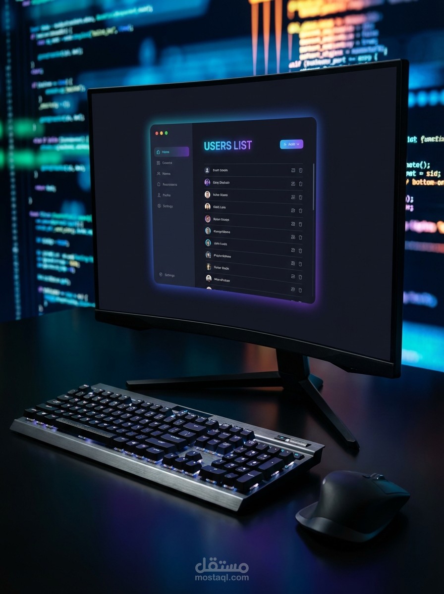 تطبيق إدارة وعرض بيانات المستخدمين باستخدام Angular 19