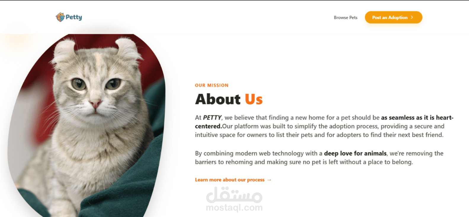 petty (pet adoption  platform)