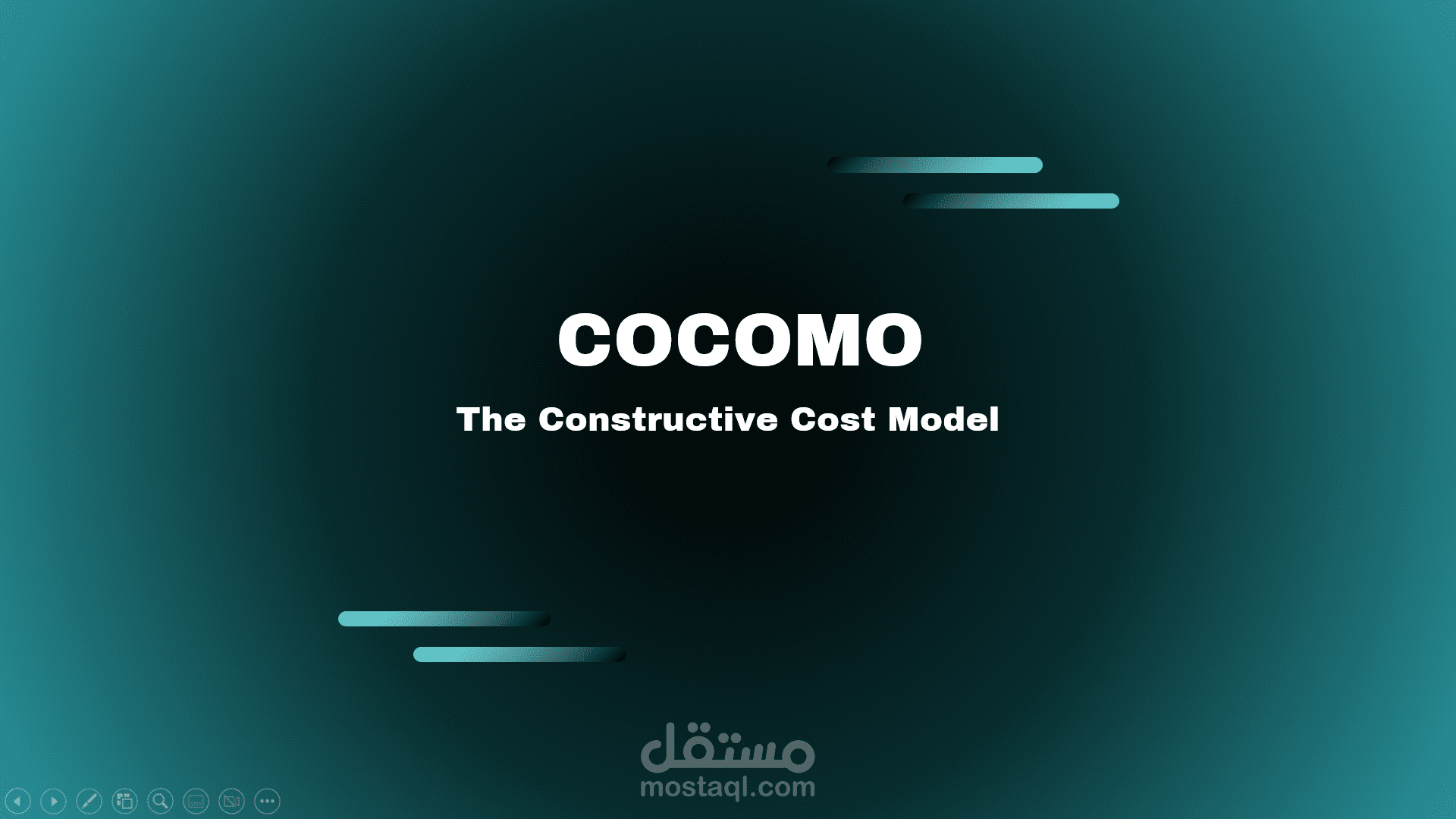 The Constructive Cost Model