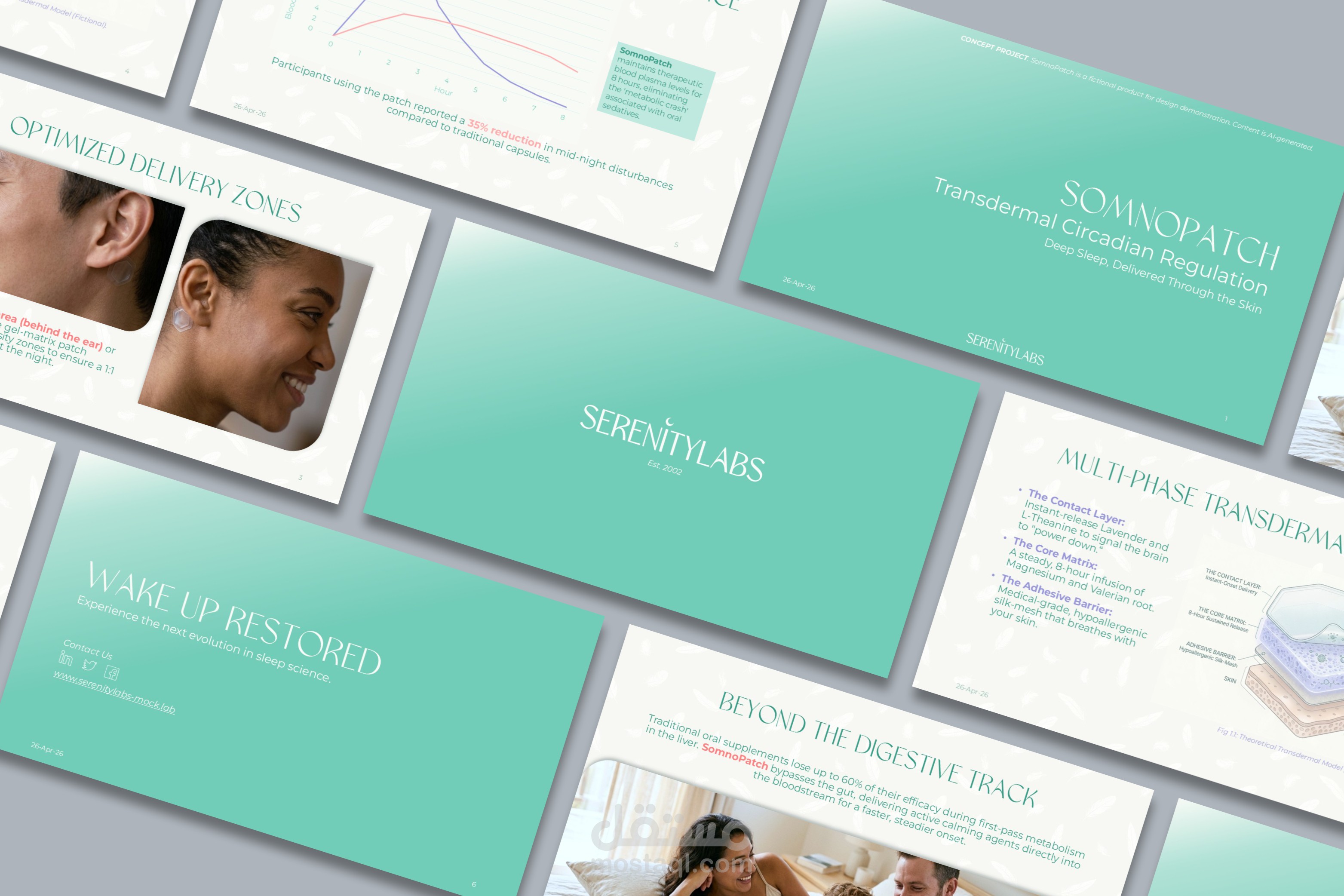 عرض طبي لمنتج SomnoPatch (نموذج تجريبي)