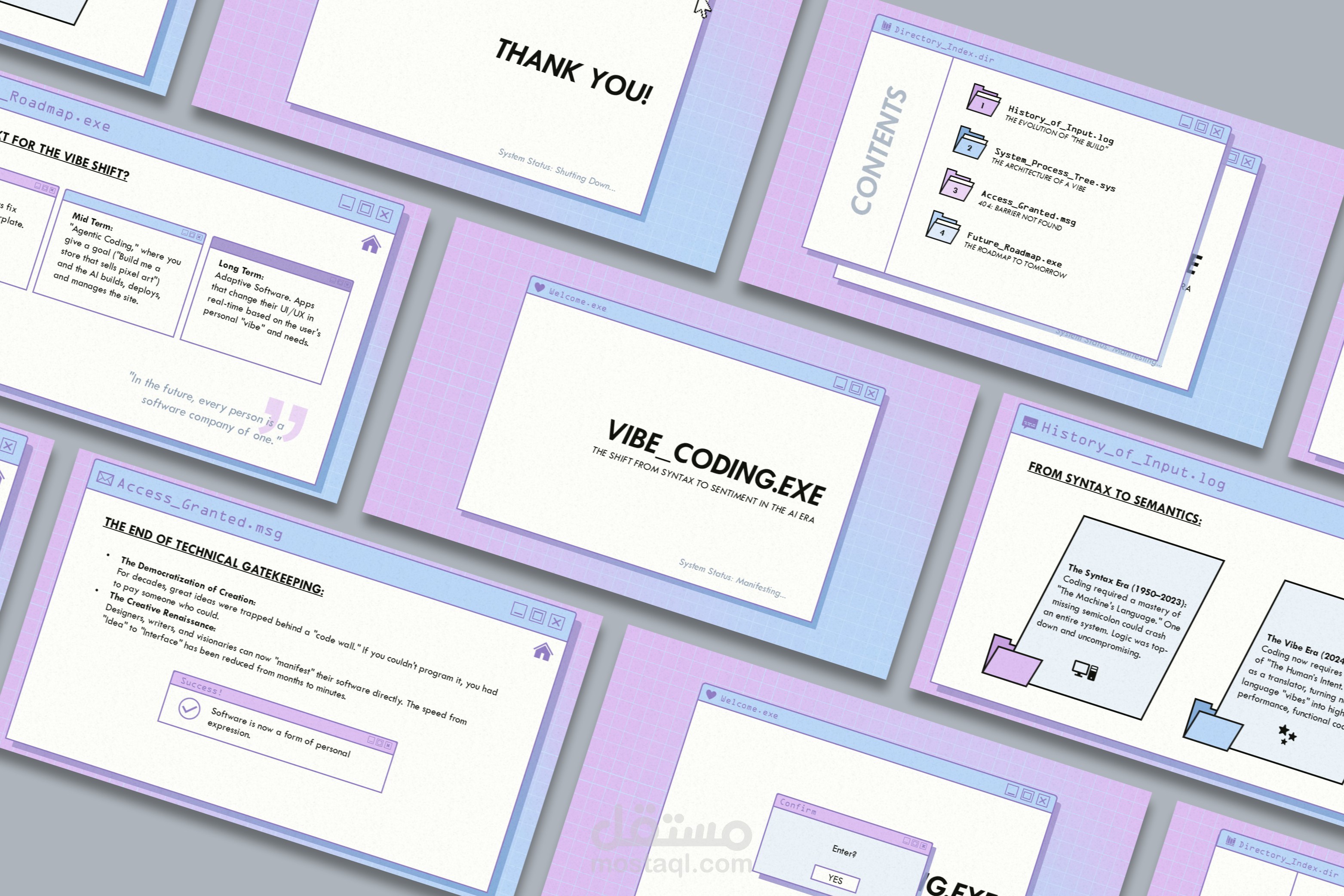 عرض تفاعلي عن ال Vibe Coding