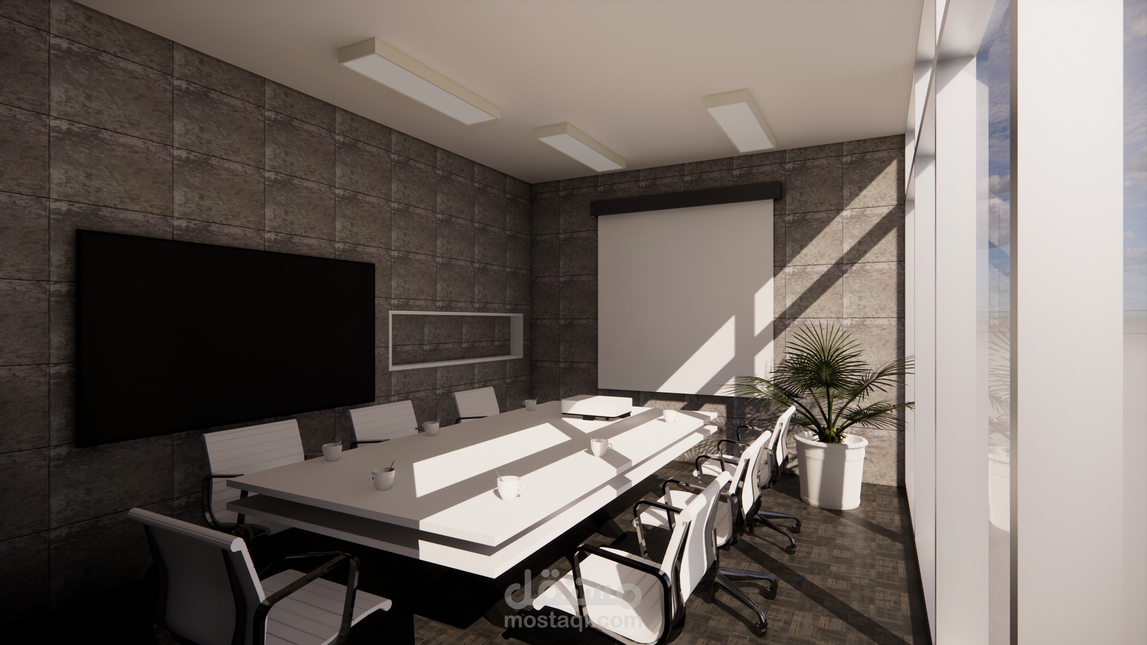 تصميم غرفة اجتماعات